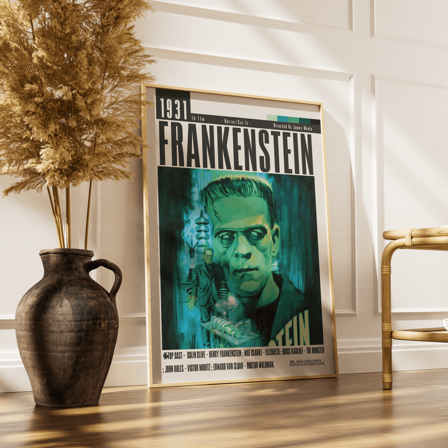 Frankenstein 1931 Films Posters - 98typesModern Minimal Movies