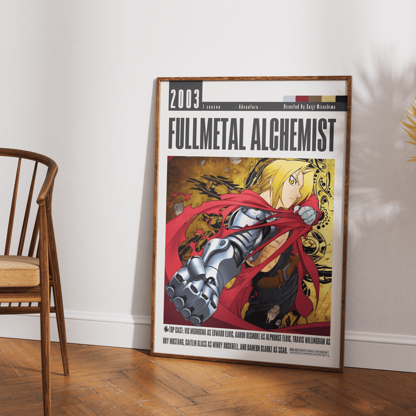 Fullmetal Alchemist Brotherhood anime poster print UK — Edward Elric wall art 260gsm archival matte Camden Market - 98types