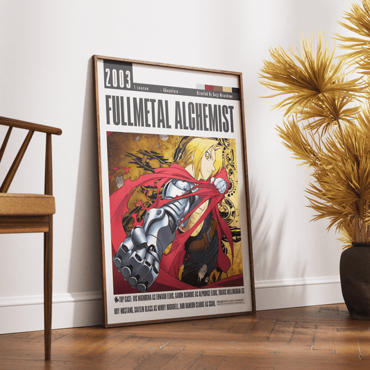 Fullmetal Alchemist Brotherhood anime poster print UK — Edward Elric wall art 260gsm archival matte Camden Market - 98types