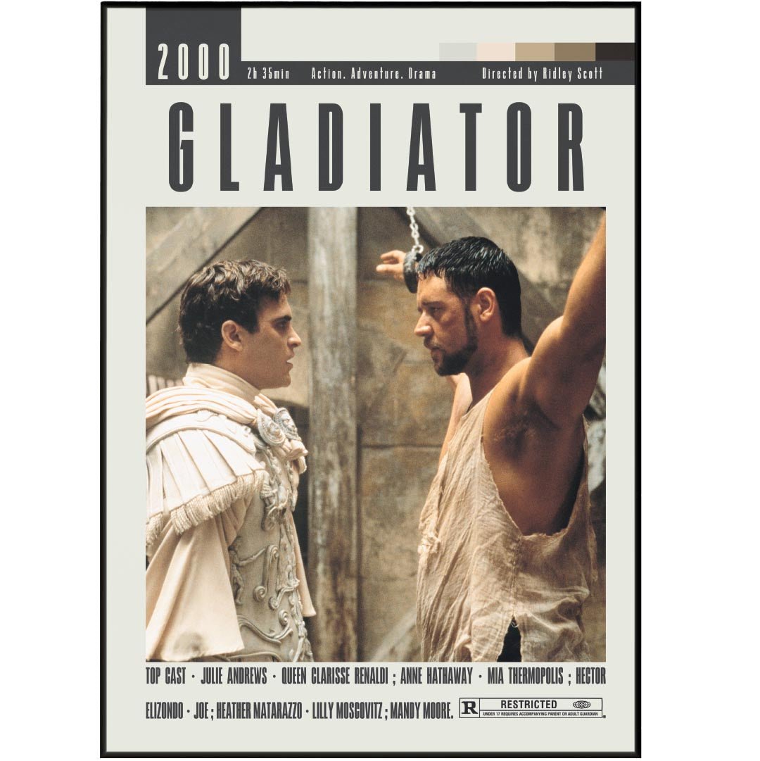 Gladiator Poster | Ridley Scott Movies - 98types