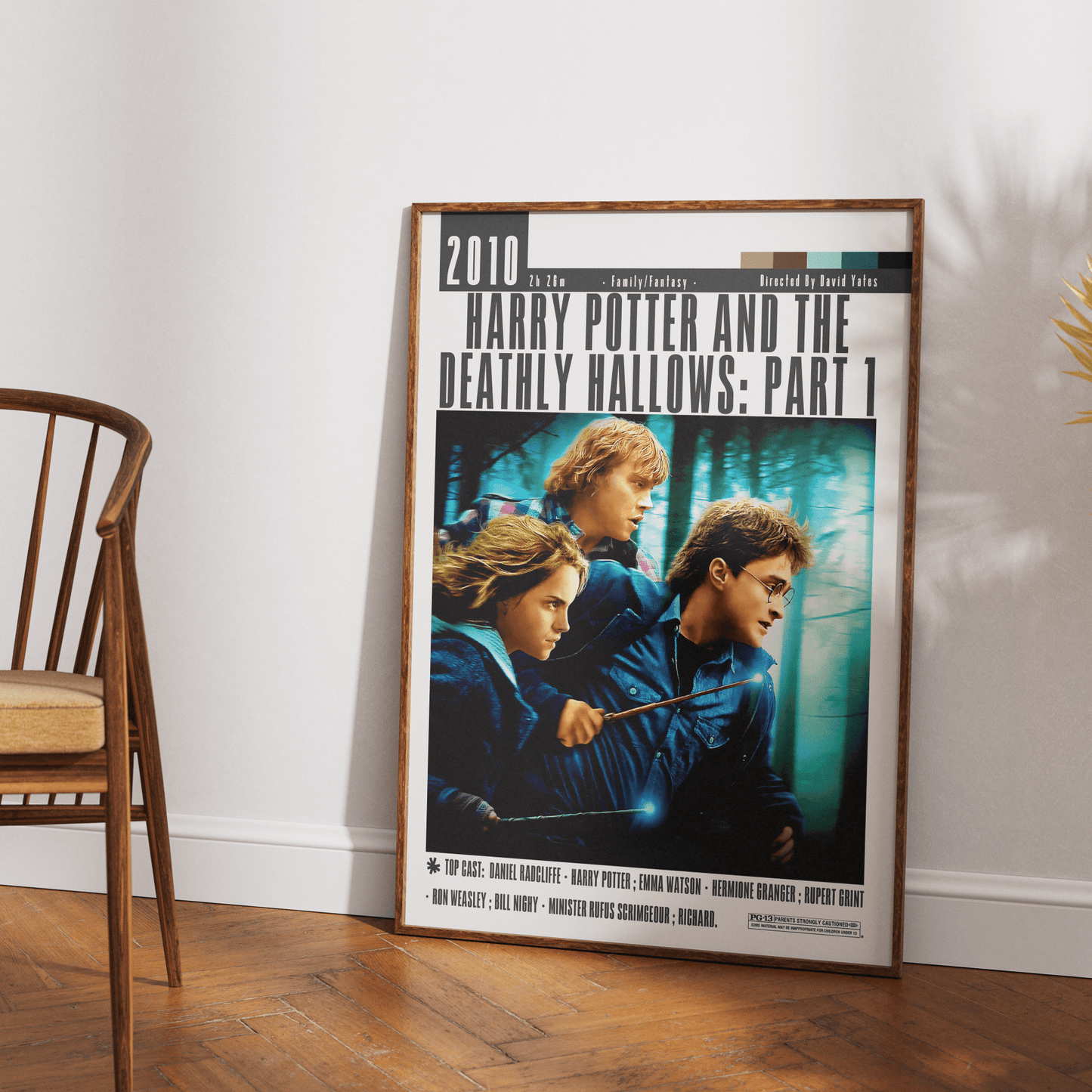 Harry Potter and the Deathly Hallows Part 2 Film Poster - 98typesModern Minimal Movies