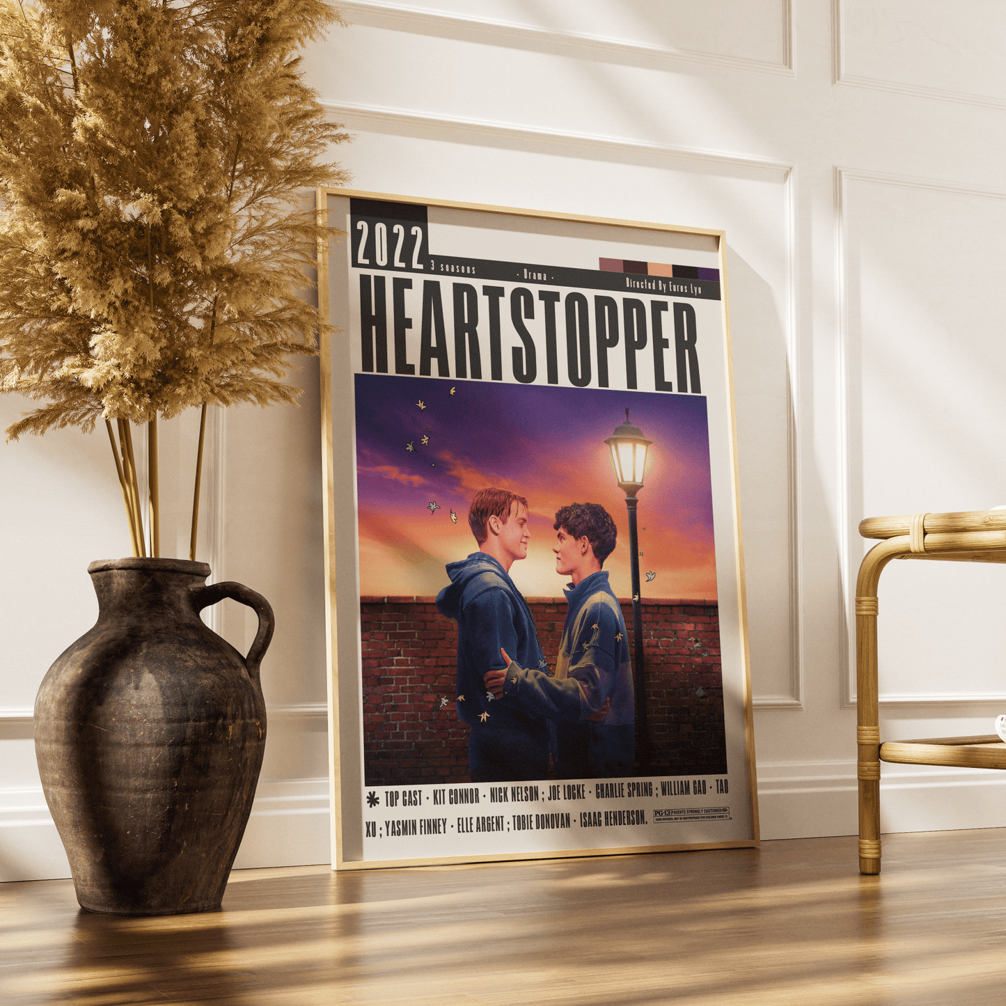 Heartstopper (2022) Tv Serie Poster - 98typesModern Minimal Movies