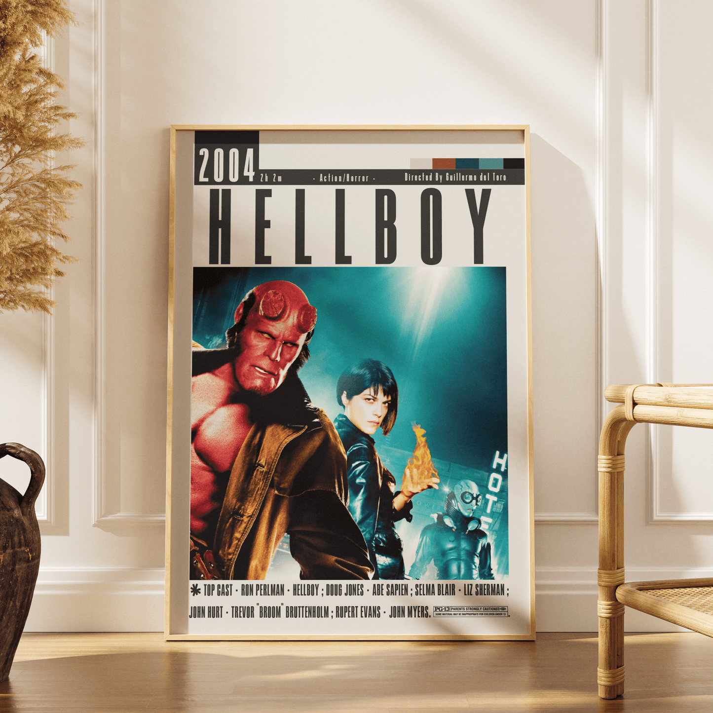 Hellboy Film Poster - 98typesModern Minimal Movies