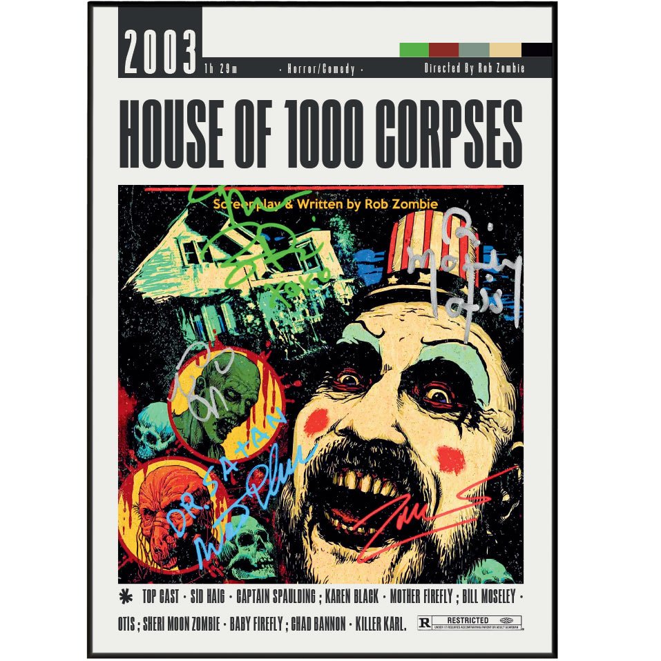 House of 1000 Corpses Films Posters - 98types