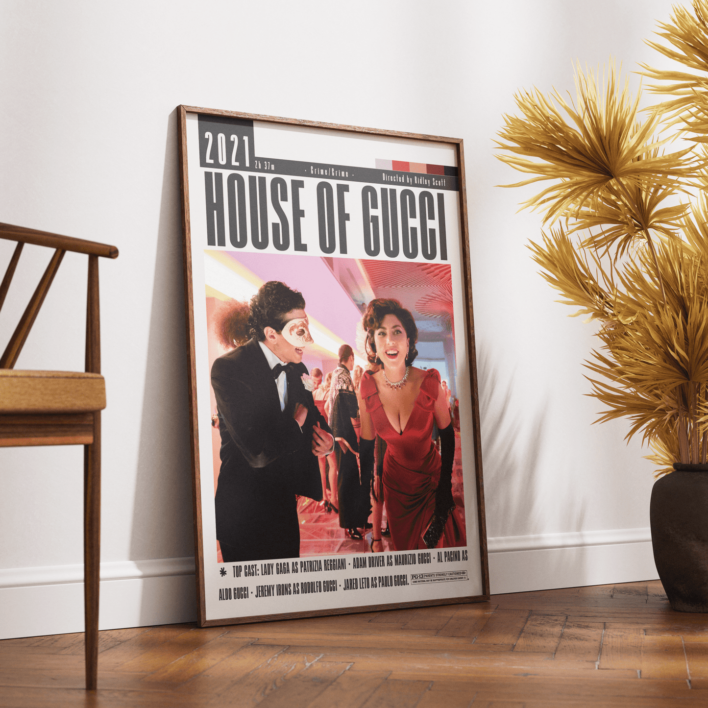 House of Gucci 2021 Films Poster - 98typesModern Minimal Movies