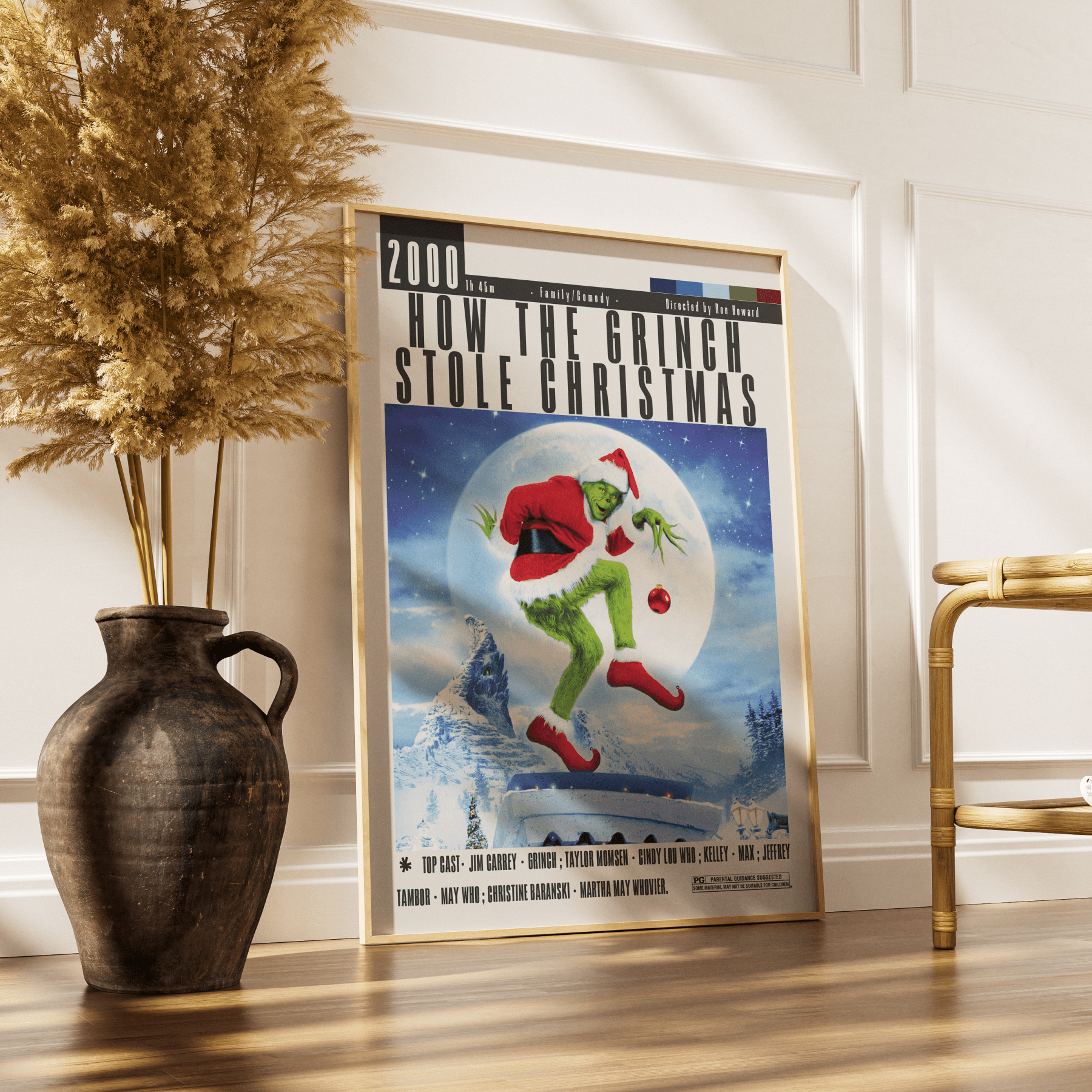 How The Grinch Stole Christmas Film Posters - 98typesModern Minimal Movies