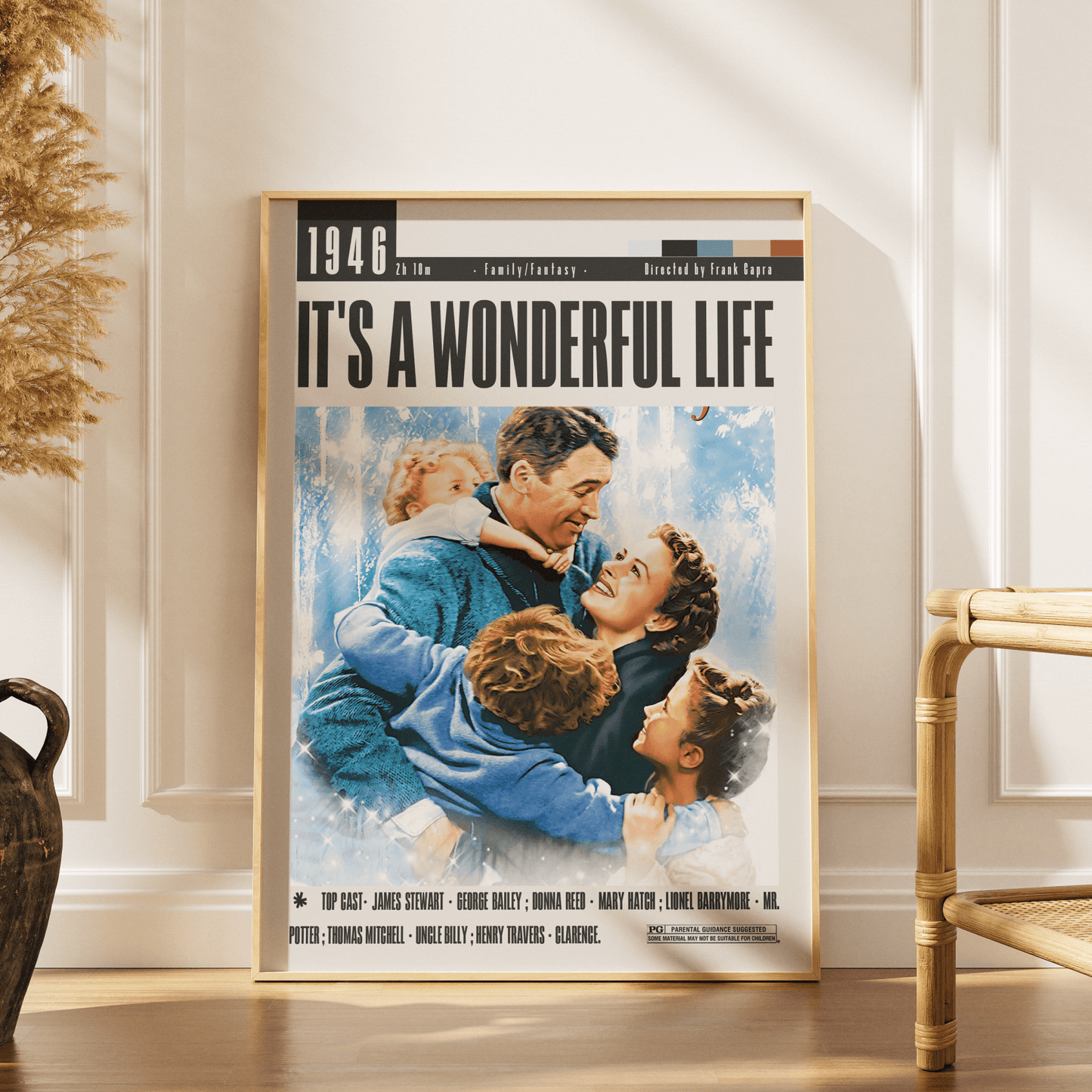 It’s a Wonderful Life (1946) Poster - 98typesModern Minimal Movies