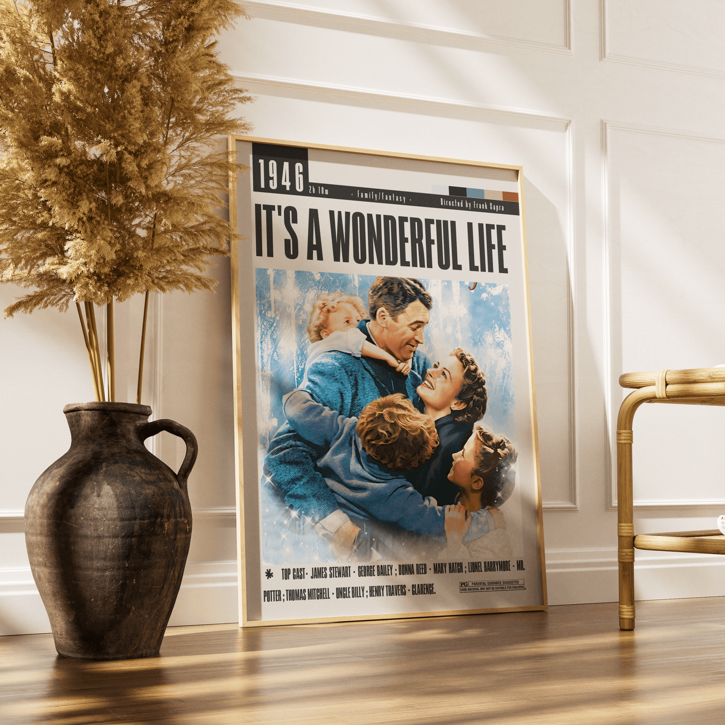 It’s a Wonderful Life (1946) Poster - 98typesModern Minimal Movies