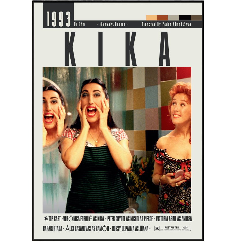 Kika 1993 Movie Poster - 98typesModern Minimal Movies