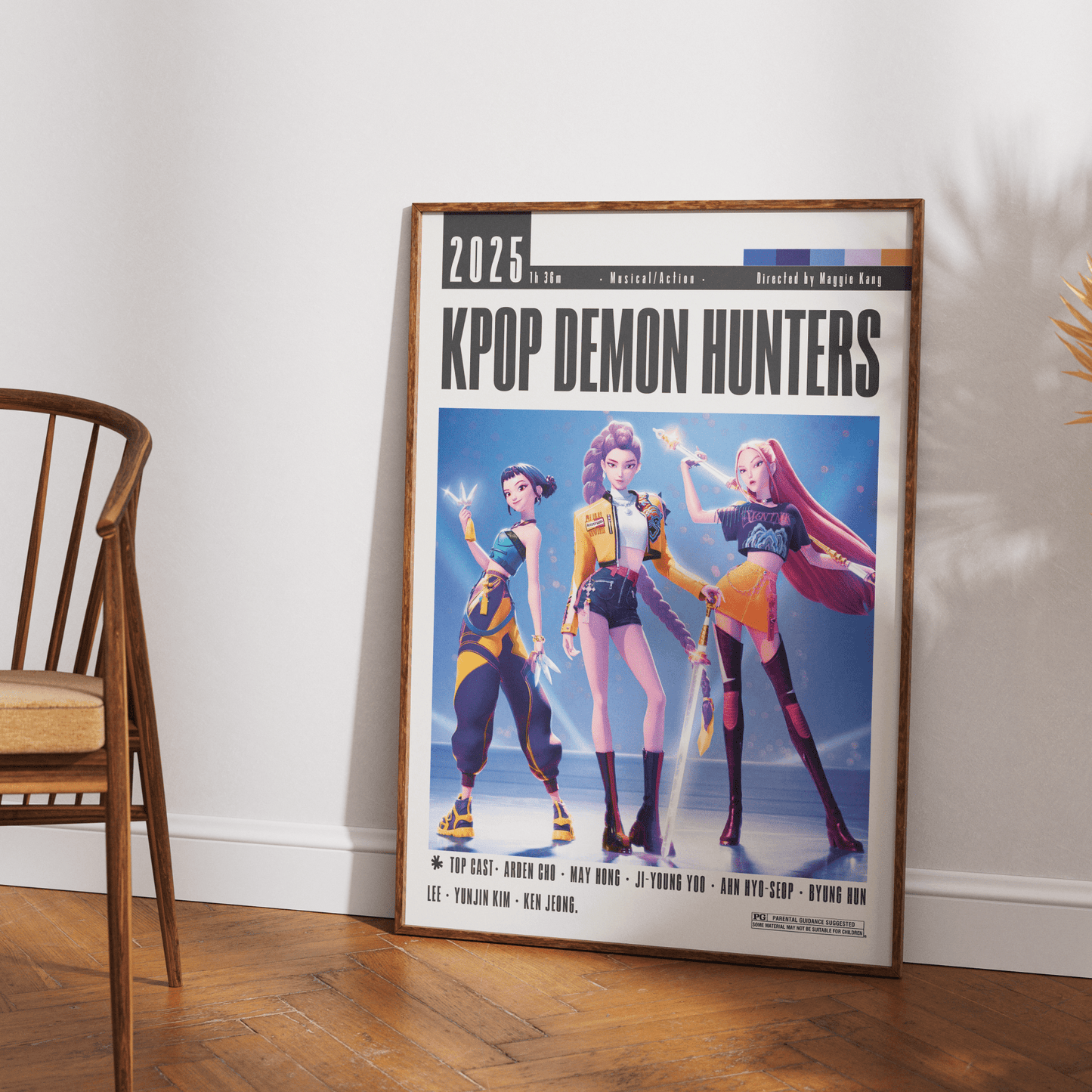 KPop Demon Hunters Films Posters - 98typesModern Minimal Movies