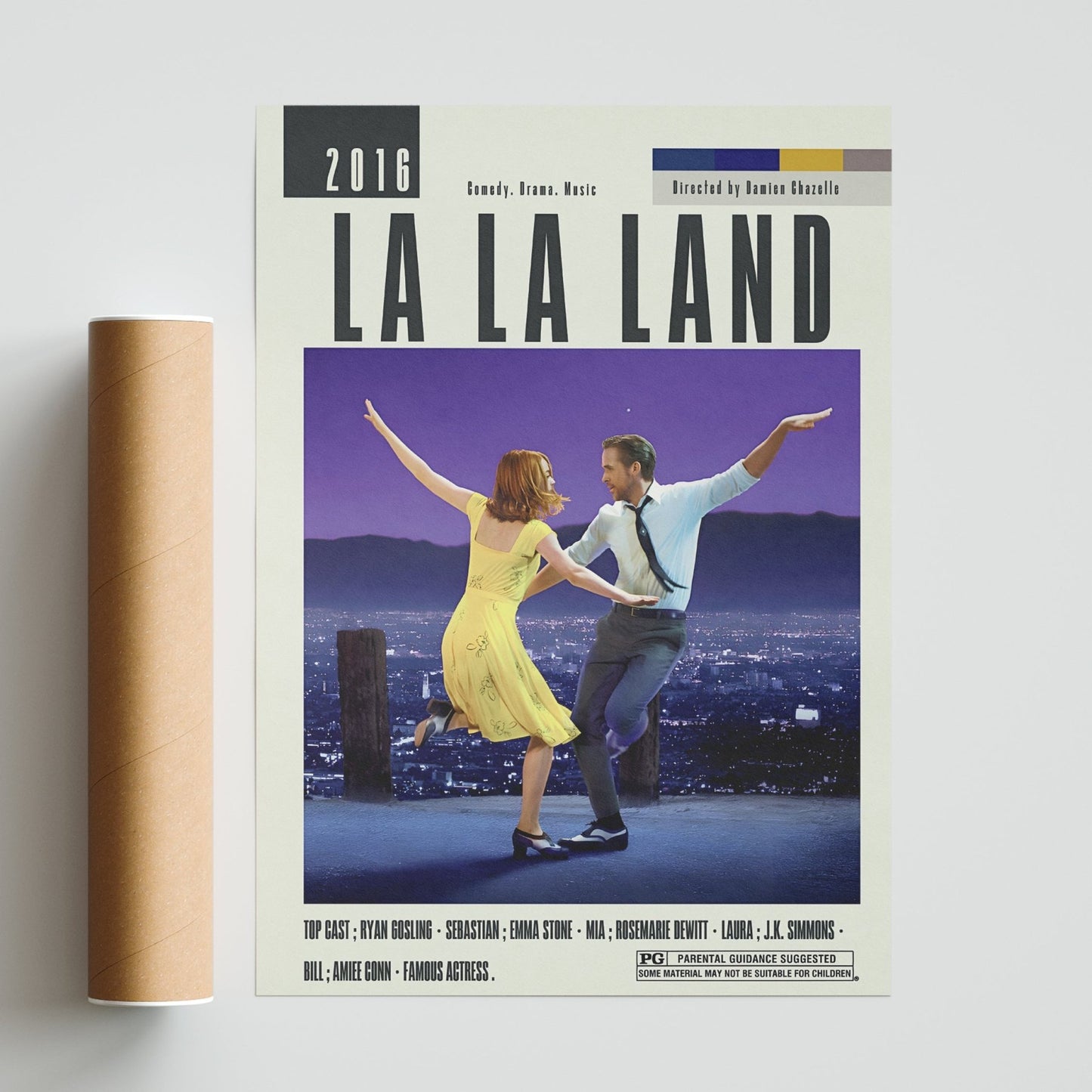 La La Land Poster | Damien Chazelle Films - 98types