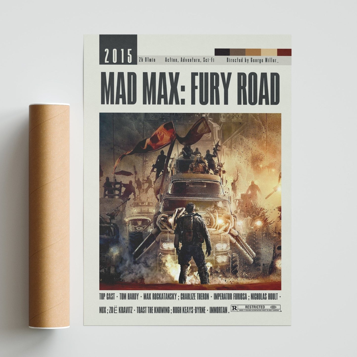 Mad Max: Fury Road Poster | George Miller Movies - 98types