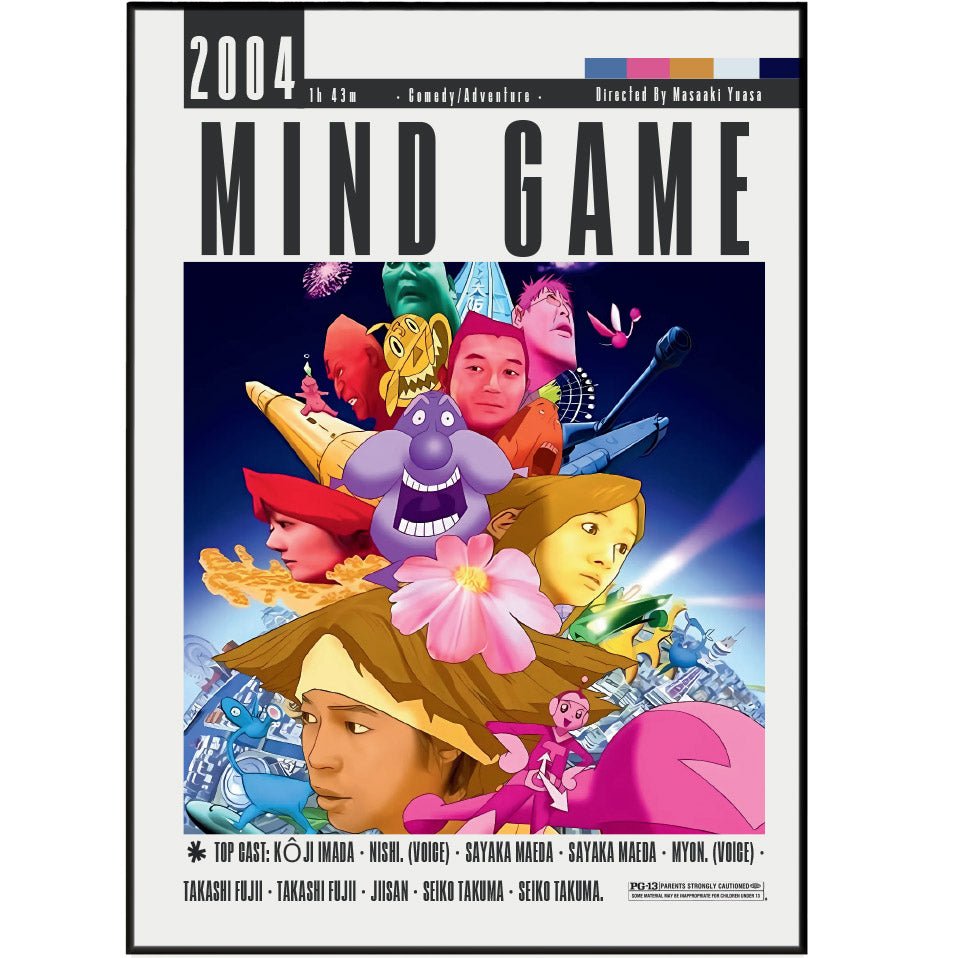 Mind Game Movie Posters - 98typesModern Minimal Movies