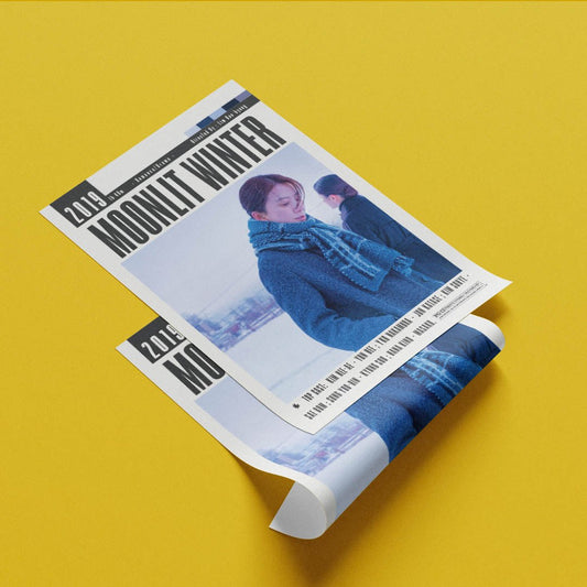 Moonlit Winter 2019 Korean LGBTQ+ film poster — Yoon Hyo-joo winter letters mother daughter Korean queer wall art print UK
- 98types