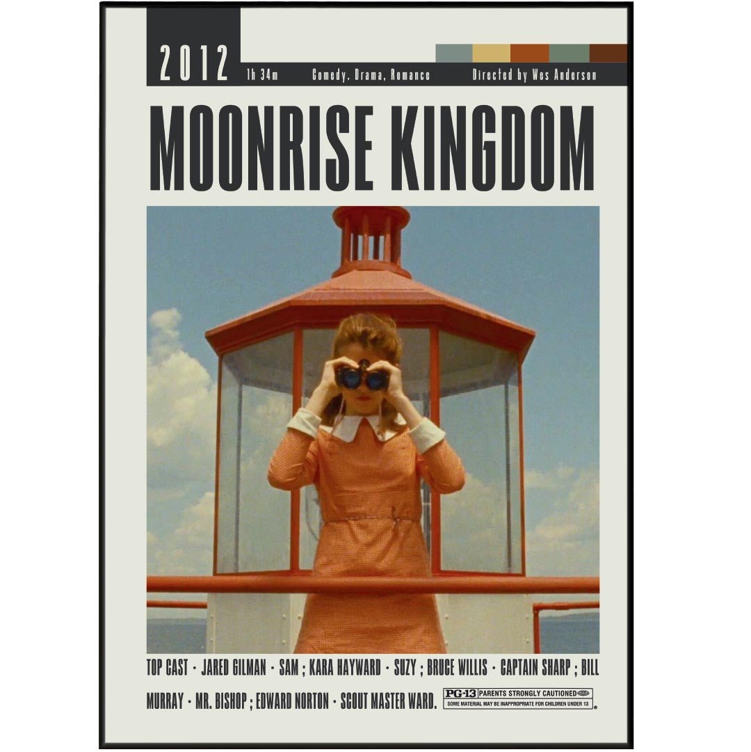 Moonrise Kingdom Poster | Wes Anderson Movies - 98types