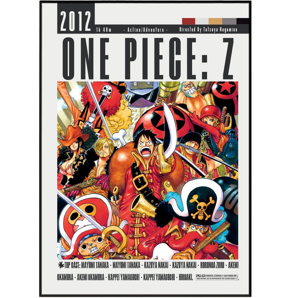 One Piece Z Movie Posters - 98typesModern Minimal Movies