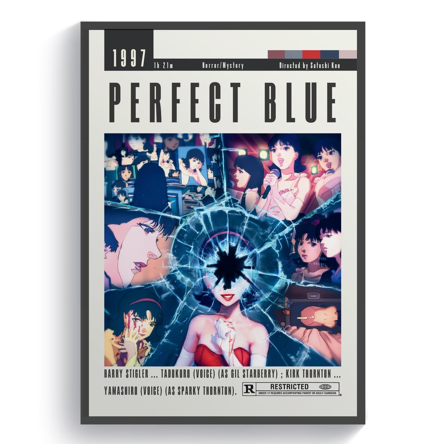 Perfect Blue Movie | Classic Anime Film Posters - 98types