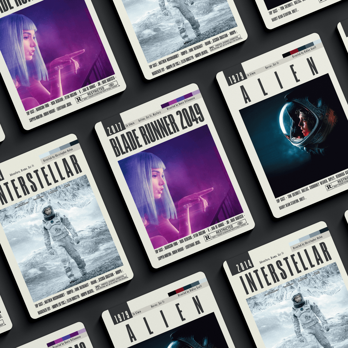 Custom personalised movie poster gift idea art print UK 98types