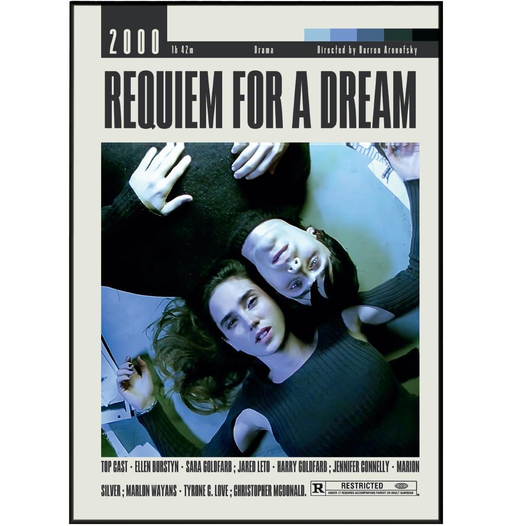 Requiem For a Dream Poster | Darren Aronofsky Movies - 98types