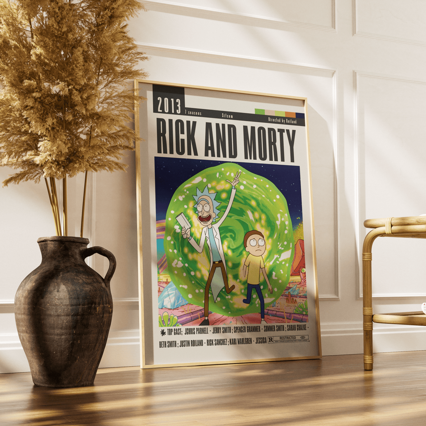 Rick and Morty Tv Serie Posters - 98typesModern Minimal Movies