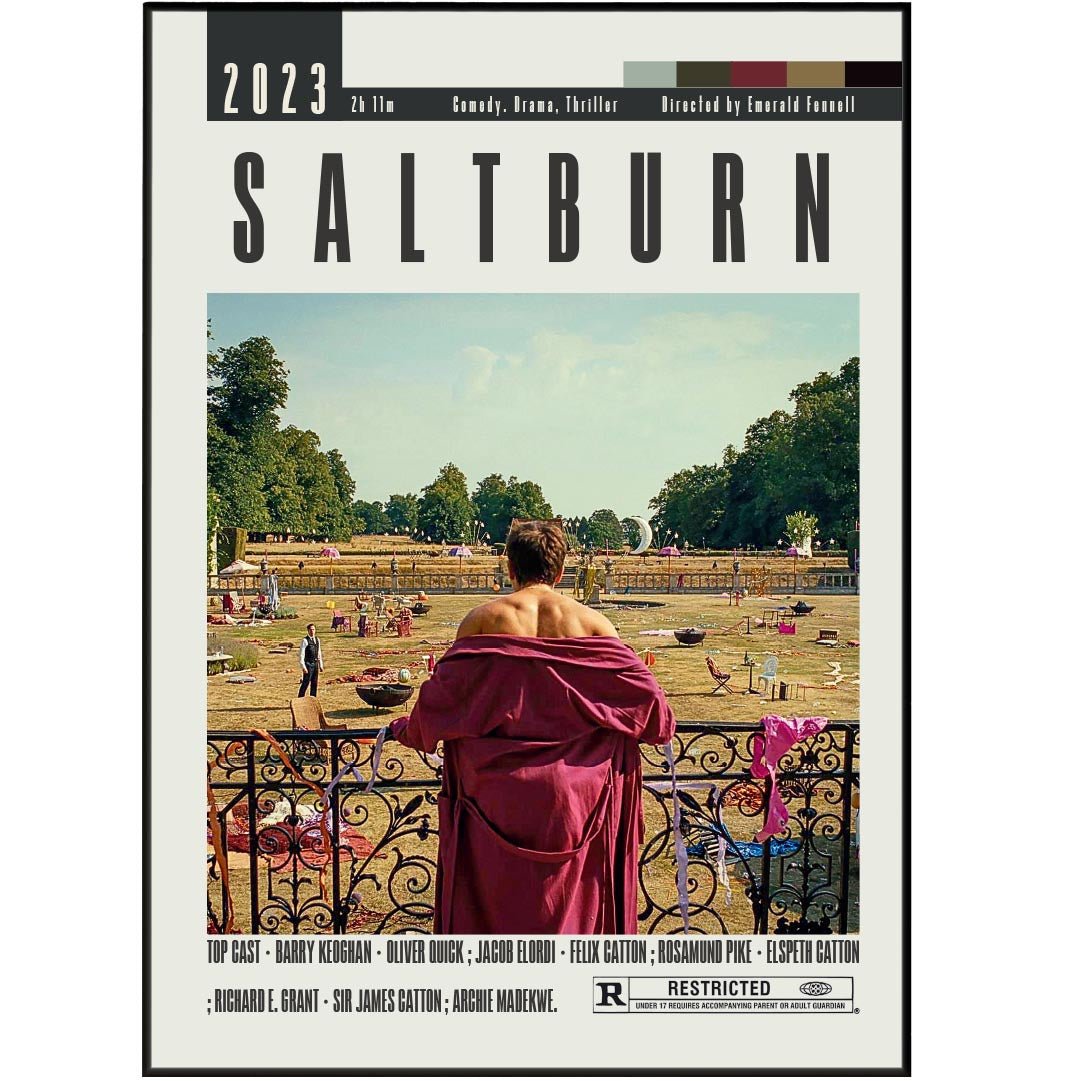 Saltburn Poster | Emerald Fennel Movies - 98types