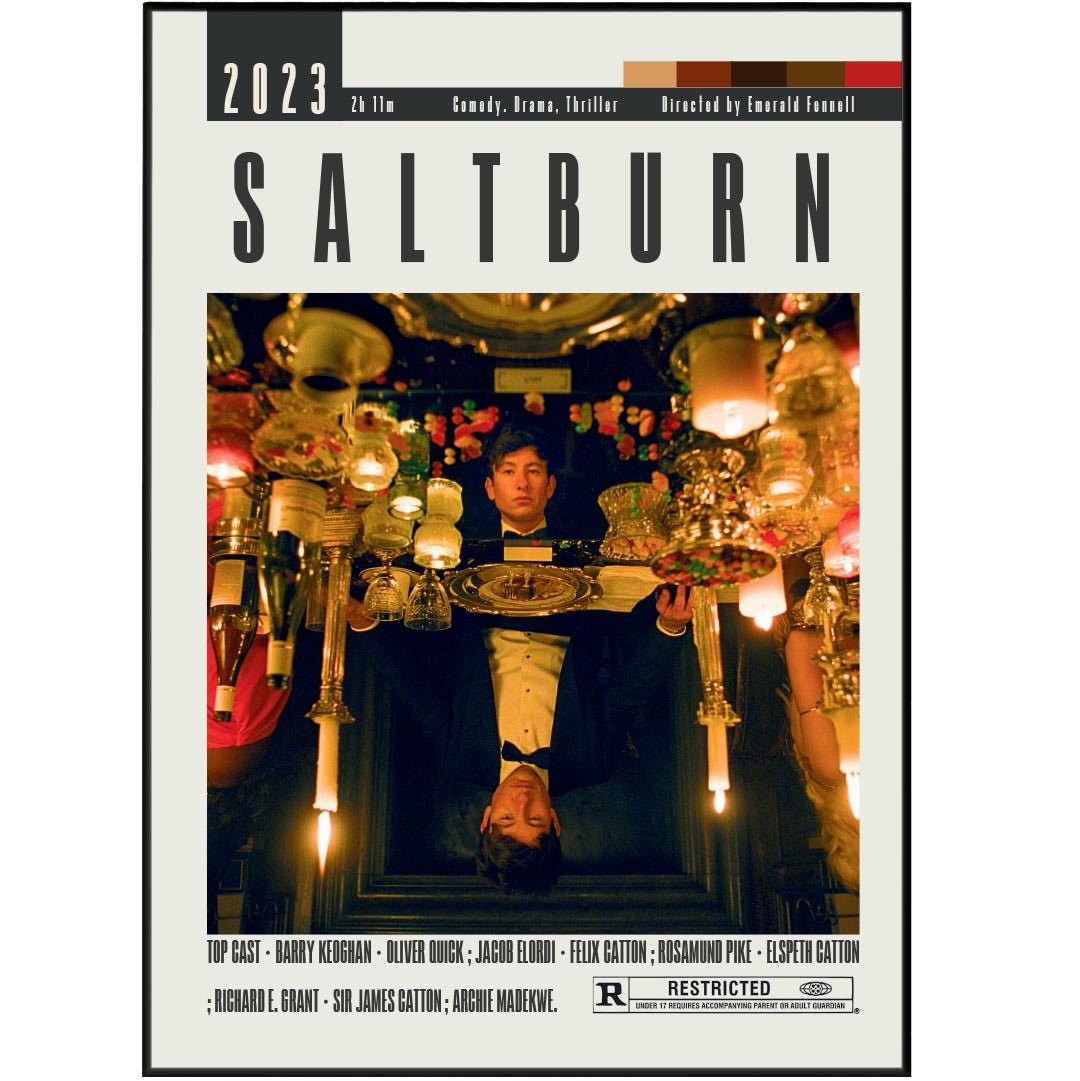 Saltburn Poster | Emerald Fennel Movies - 98types