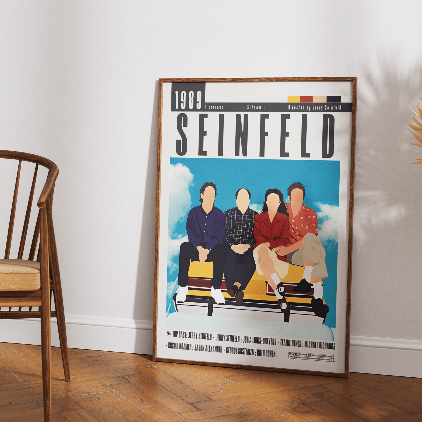 Seinfeld TV Series Poster - 98typesModern Minimal Movies