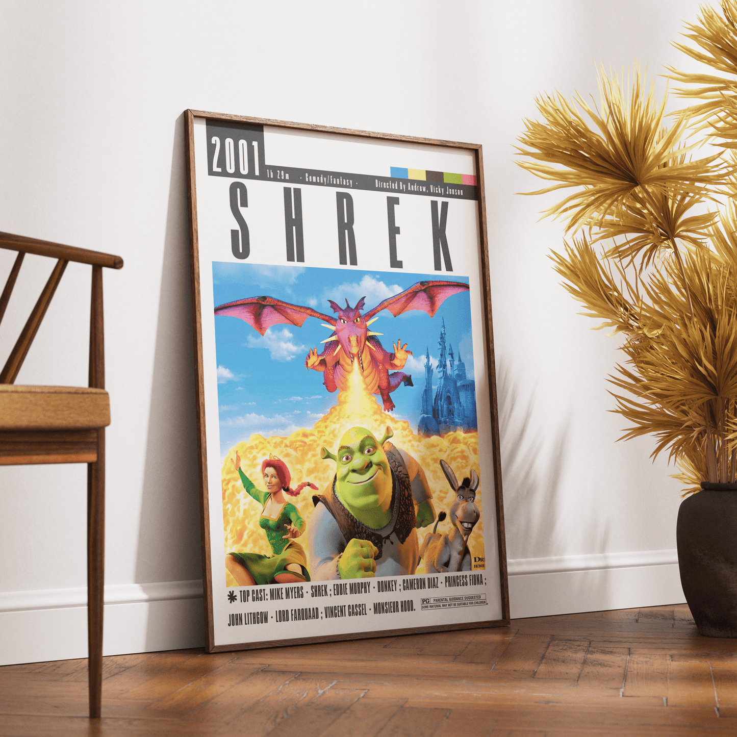 Shrek 2001 Film Posters - 98typesModern Minimal Movies
