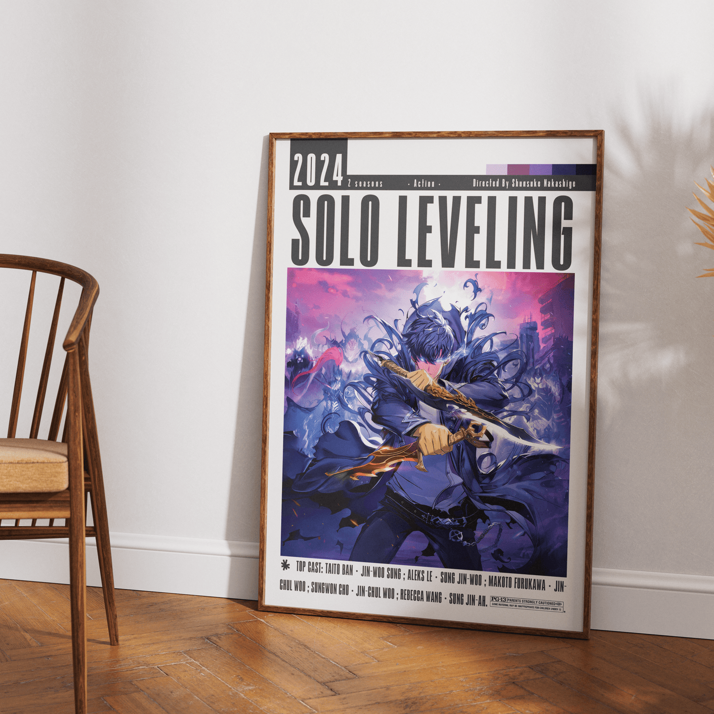 Solo Leveling Film Poster - 98typesModern Minimal Movies