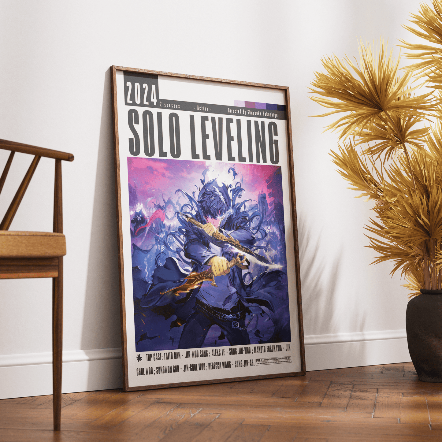 Solo Leveling Film Poster - 98typesModern Minimal Movies