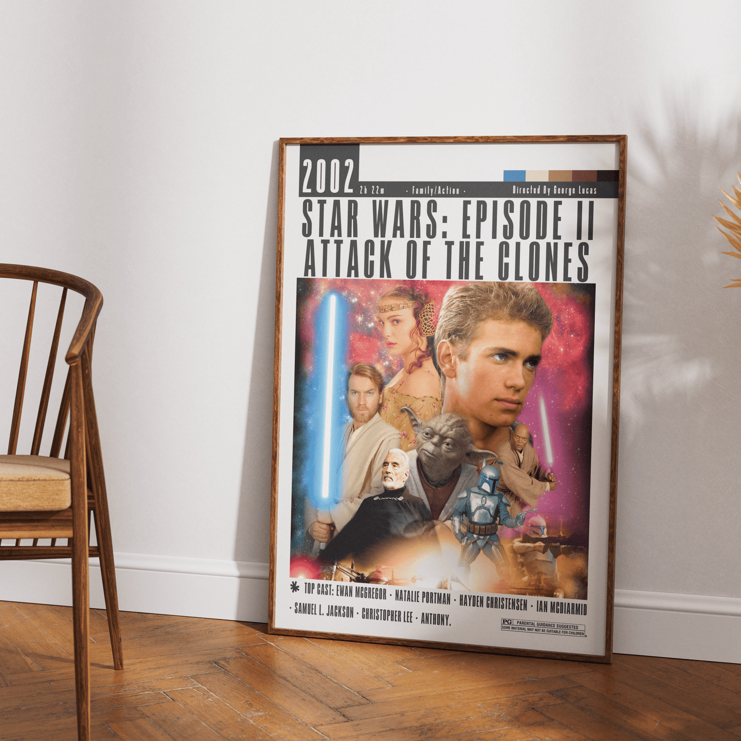Star Wars Episode II Attack of the Clones Film Posters - 98typesModern Minimal Movies