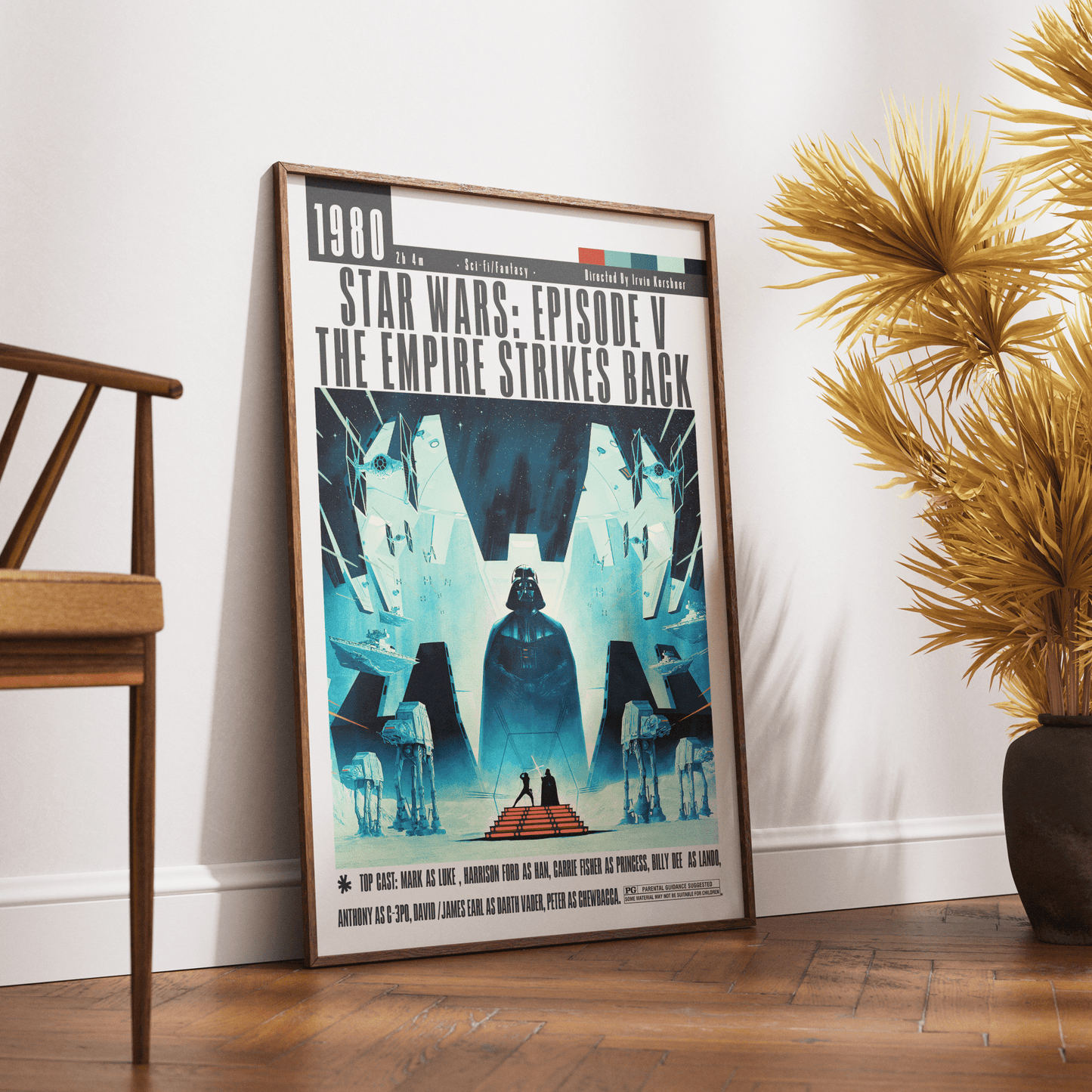 Star Wars Episode V – The Empire Strikes Back Film Poster - 98typesModern Minimal Movies