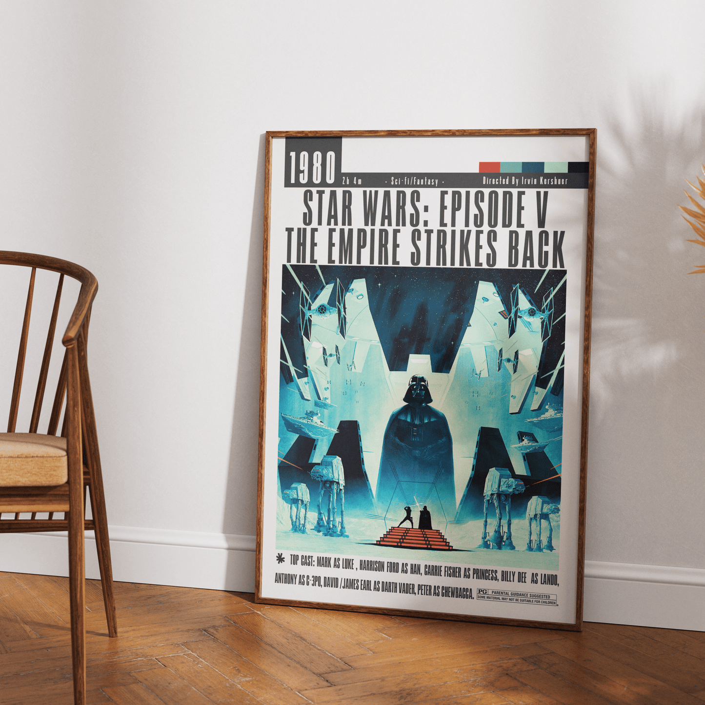 Star Wars Episode V – The Empire Strikes Back Film Poster - 98typesModern Minimal Movies
