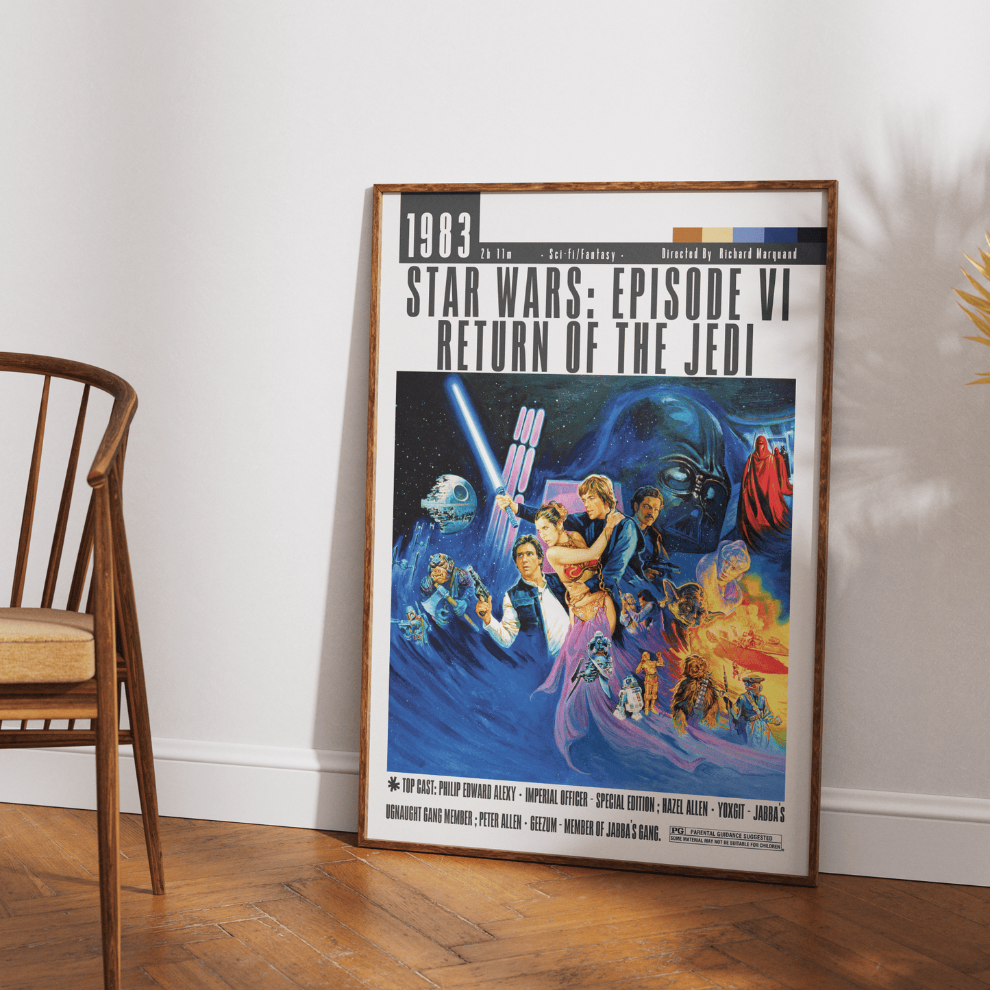 Star Wars Episode VI – Return of the Jedi Film Posters - 98typesModern Minimal Movies