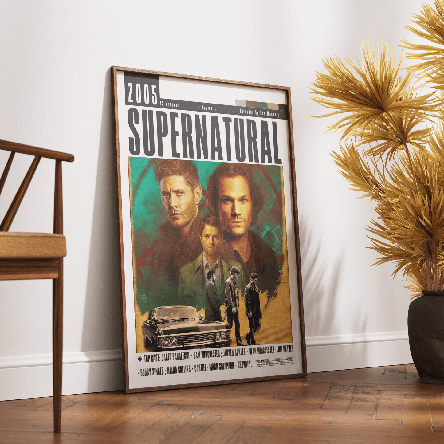 Supernatural Tv Serie Poster - 98typesModern Minimal Movies