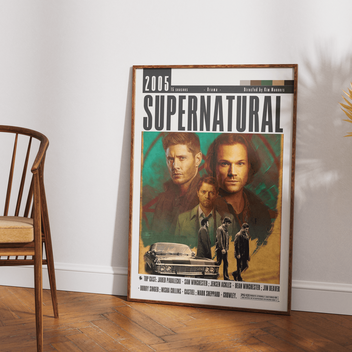 Supernatural Tv Serie Poster - 98typesModern Minimal Movies