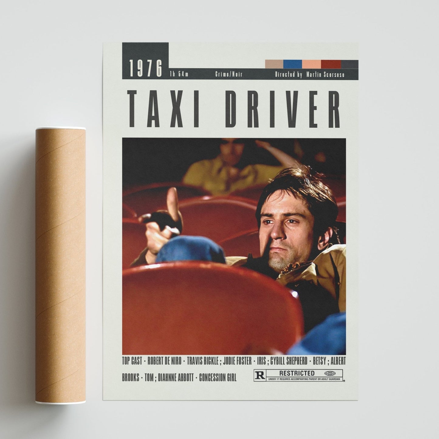 Taxi Driver Posters | Martin Scorsese Movies - 98typesModern Minimal Movies