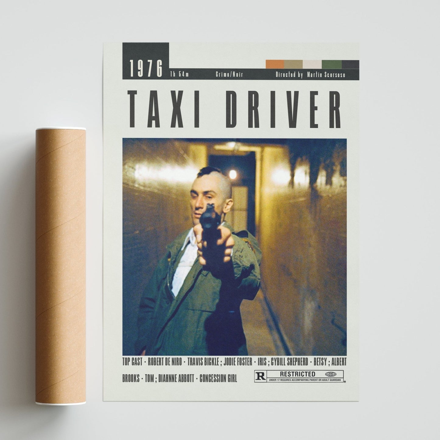 Taxi Driver Posters | Martin Scorsese Movies - 98typesModern Minimal Movies