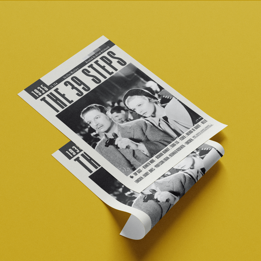 The 39 Steps Movies 1935 Posters - 98types