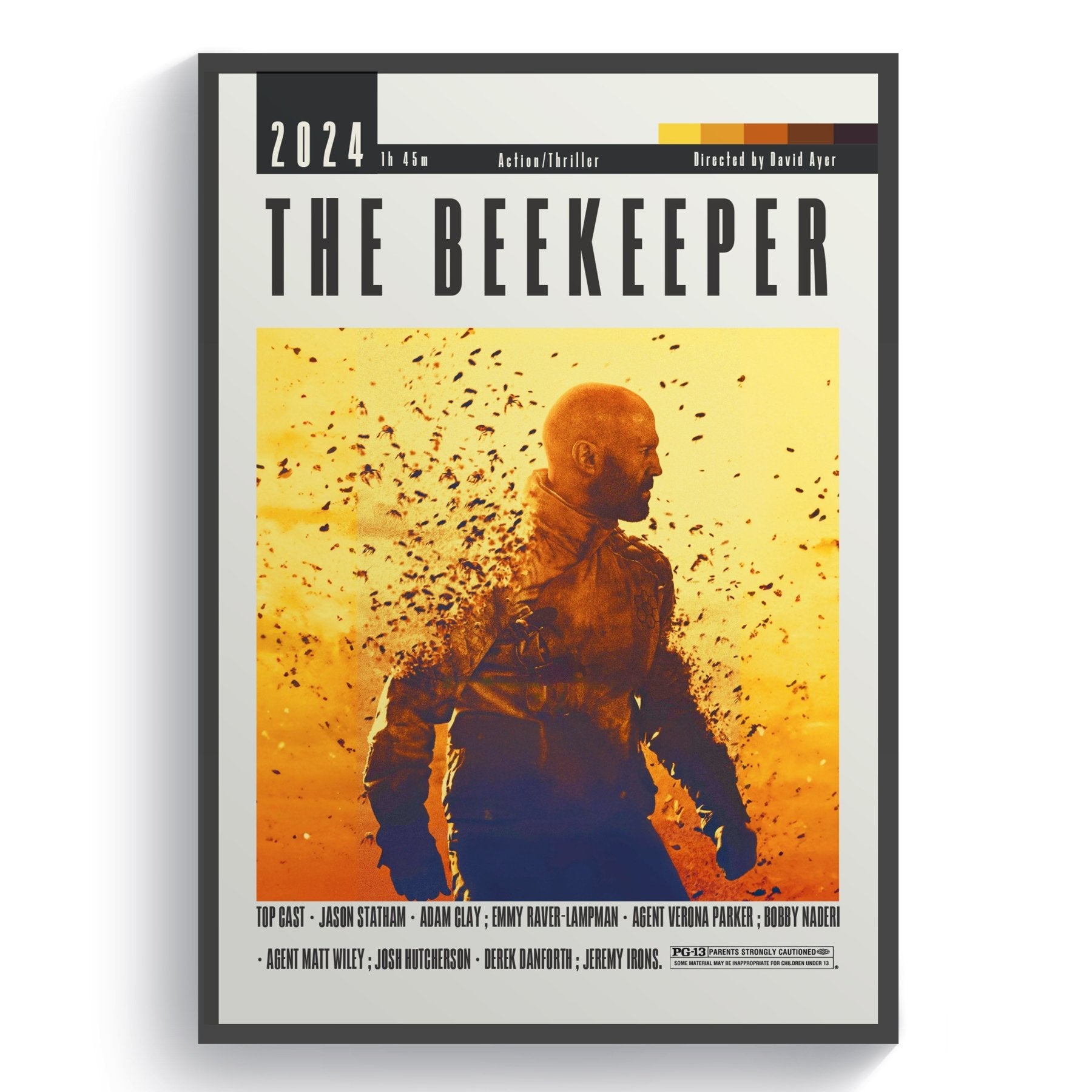 The Beekeeper Poster | David Ayer Movies - 98 Types Studio