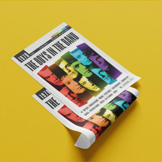 The Boys in the Band 2020 LGBTQ+ film poster — Jim Parsons Zachary Quinto Matt Bomer 1968 New York gay party wall art print UK - 98types