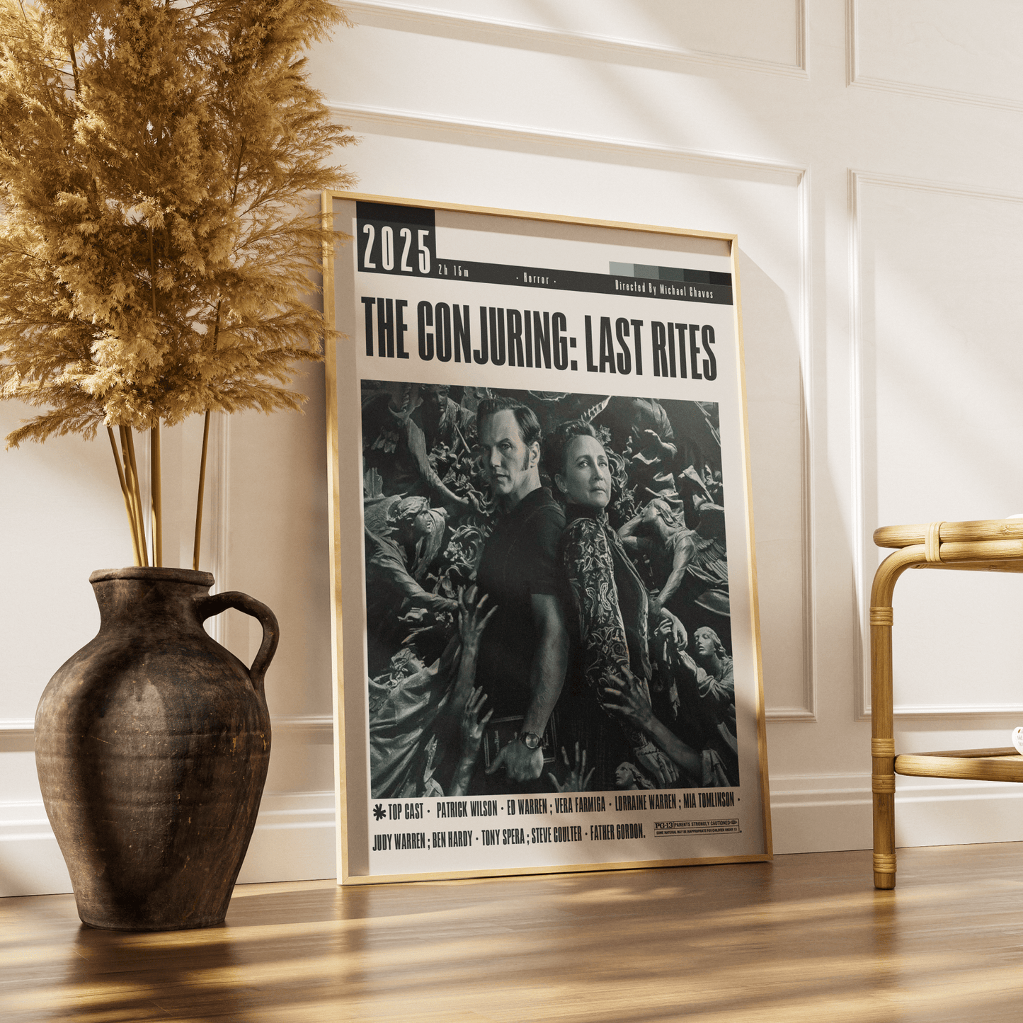 The Conjuring: Last Rites (2025) Poster - 98typesModern Minimal Movies