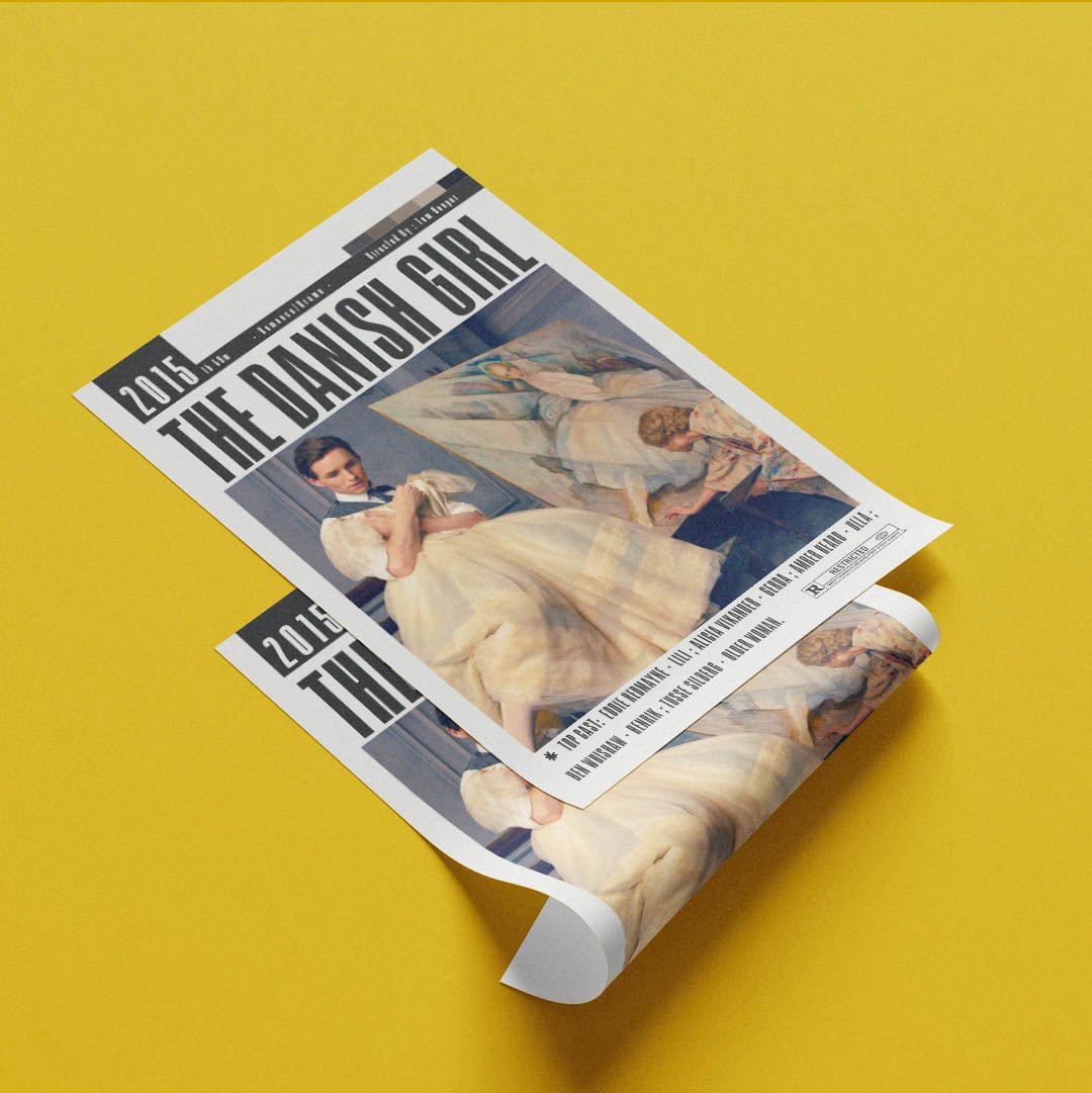 The Danish Girl (2015) LGBTQ+ Film Poster poster by 98 Types – view 6