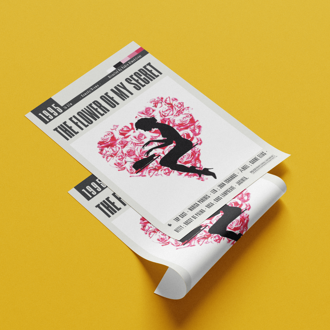 The Flower of My Secret (1995) Movie Poster - 98typesModern Minimal Movies