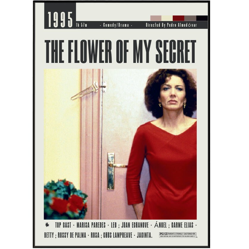 The Flower of My Secret (1995) Movie Posters - 98typesModern Minimal Movies