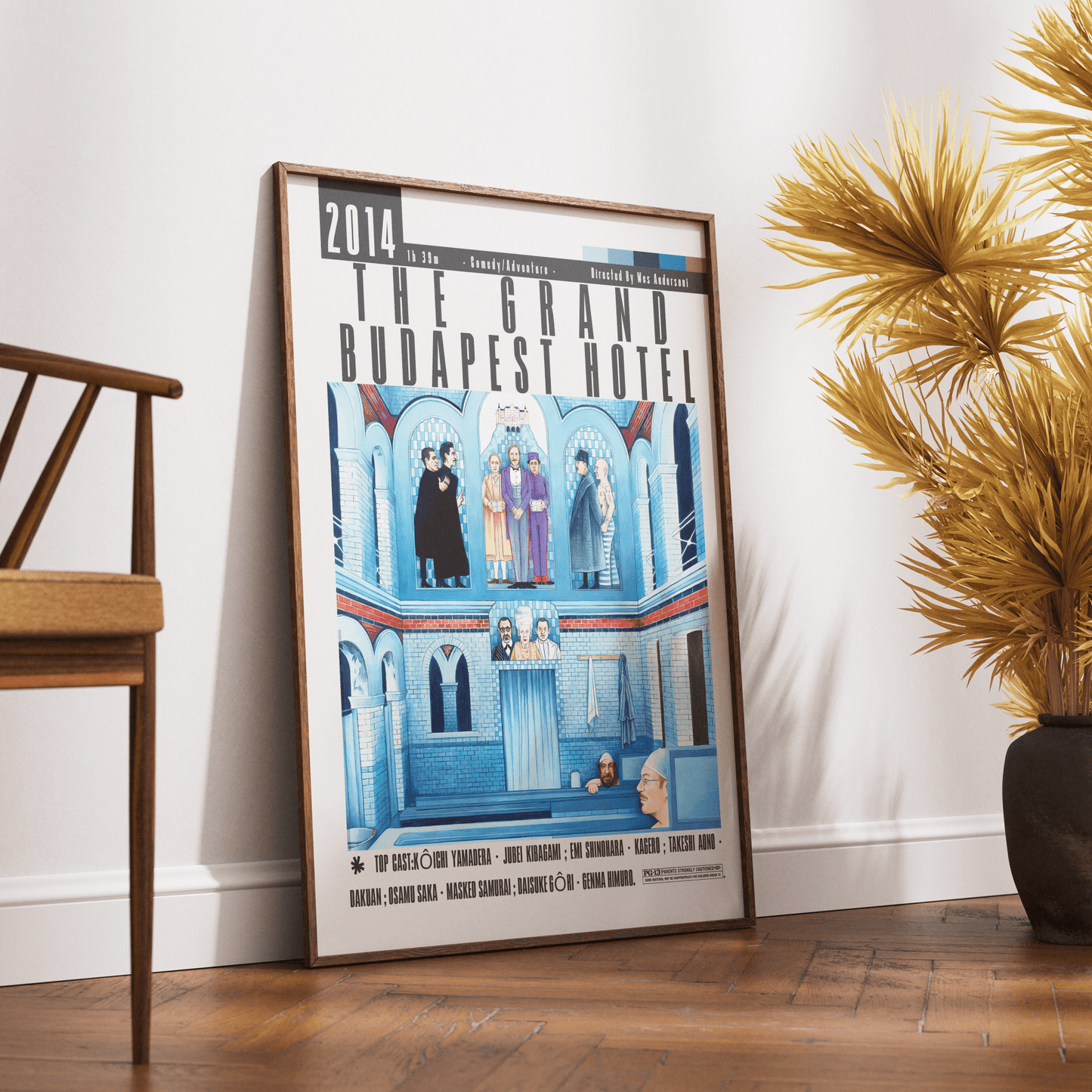 The Grand Budapest Hotel Film Poster - 98typesModern Minimal Movies