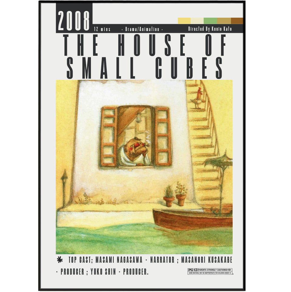 The House of Small Cubes Movie Posters - 98typesModern Minimal Movies