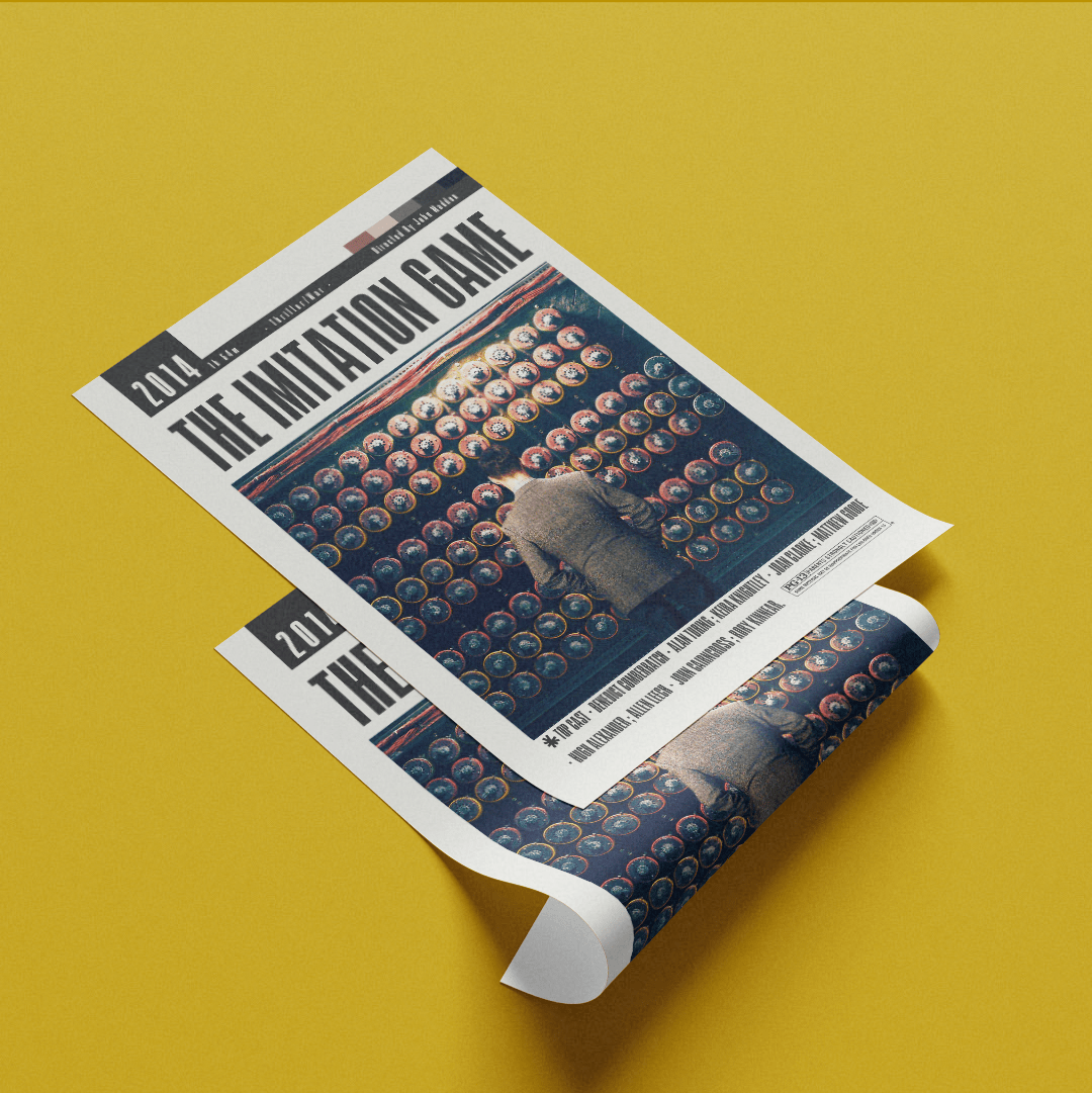 The Imitation Game Movie 2014 Posters - 98typesModern Minimal Movies