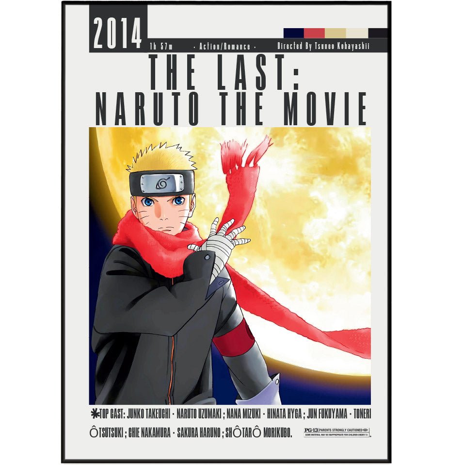 The Last Naruto - The Movie Poster - 98typesModern Minimal Movies