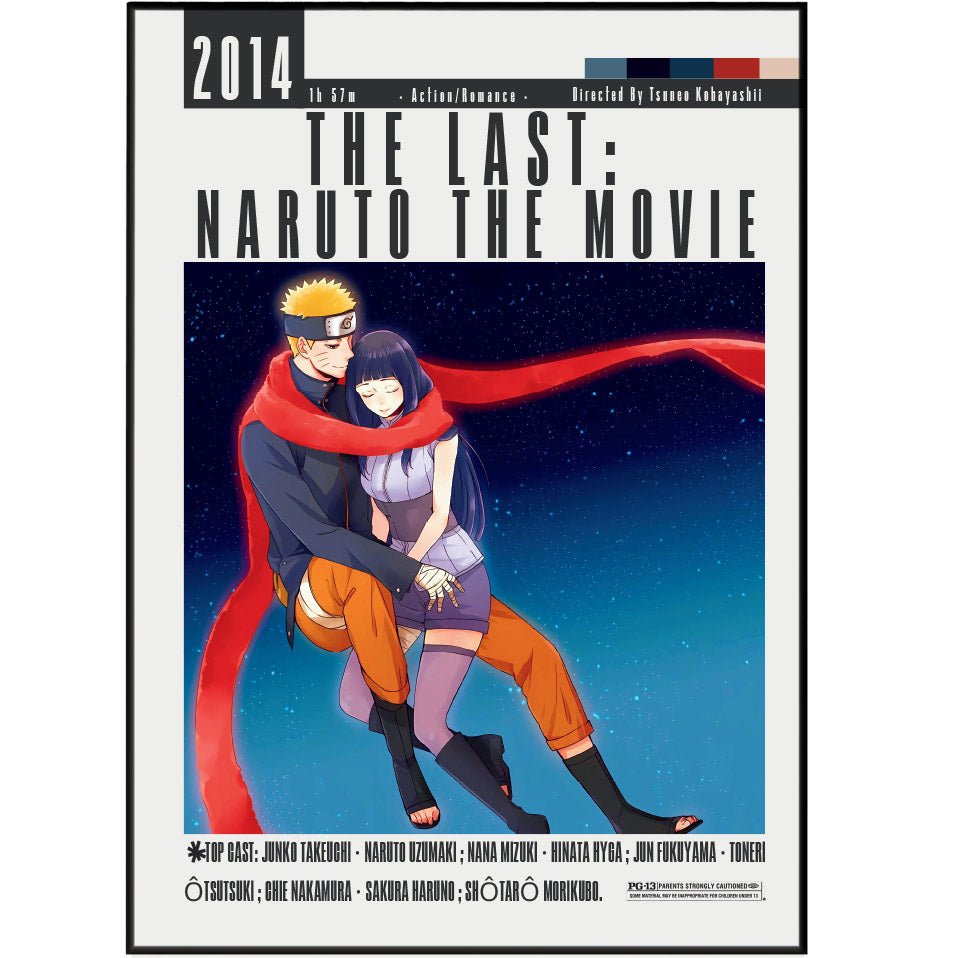 The Last Naruto - The Movie Posters - 98typesModern Minimal Movies
